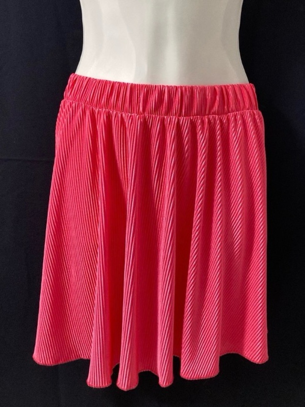 Ardene Pink Pleated Mini Skirt Large Y2K Coquette Barbiecore